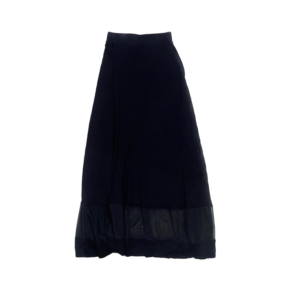 Charlotte Russe Maxi Skirt with Mesh at the Bottom - Bottom